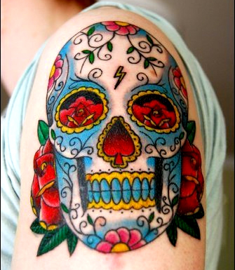 I want a cute girlie sugar skull I found a picture online that I want to